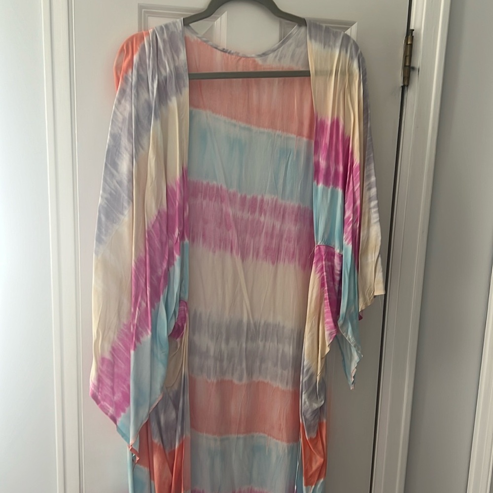 Tie-dye kimono